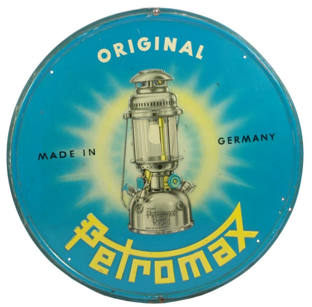 Petromax Rapid Lamps Advertising Pressed Tin Sign