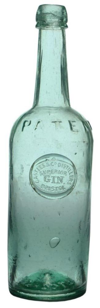 Patent Castles Distillers Superior Gin Bristol Bottle