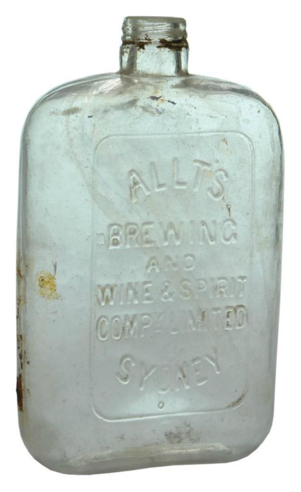 Allt's Brewing Wine Spirit Compy Sydney Bottle