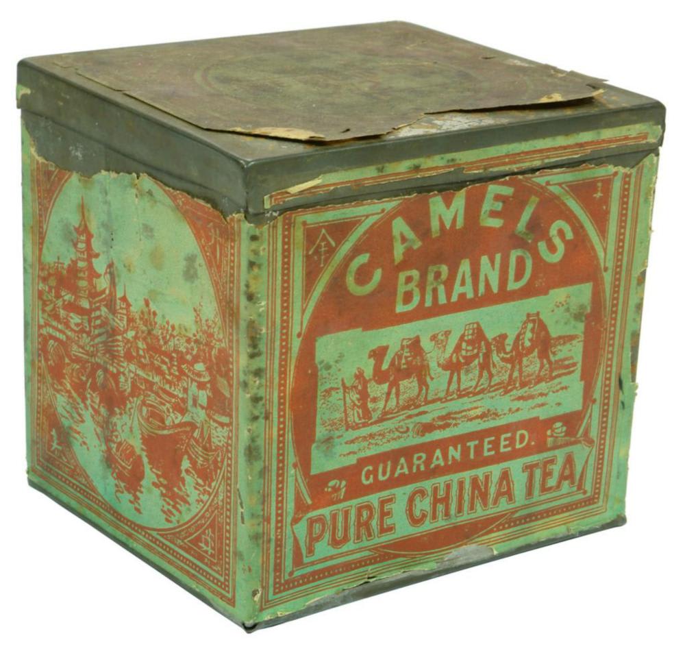 Camels Brand Pure China Tea Vintage tin