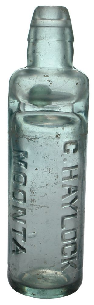 Haylock Moonta Antique Codd Marble Bottle