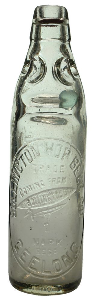 Bollington Hop Beer Geelong Zeppelin Codd Bottle