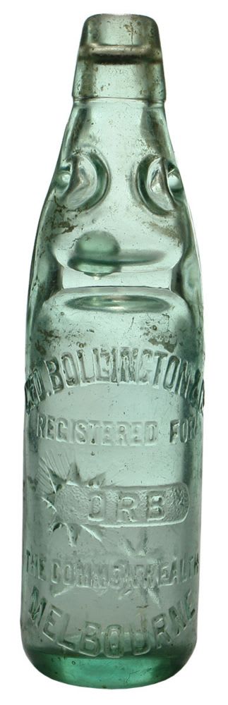 Bollington Melbourne ORB Codd Bottle