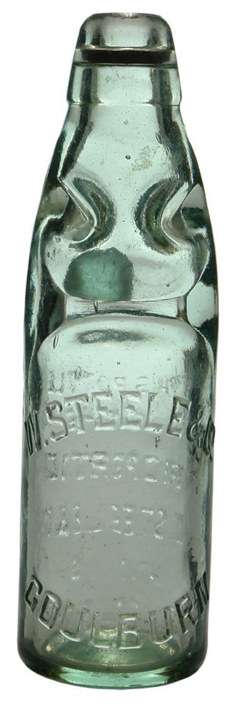 Steele Goulburn Antique Codd Bottle