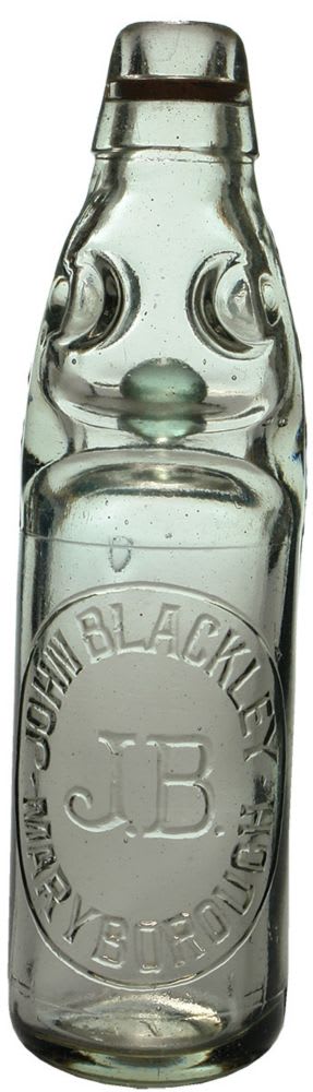 John Blackley Maryborough Vintage Codd Bottle