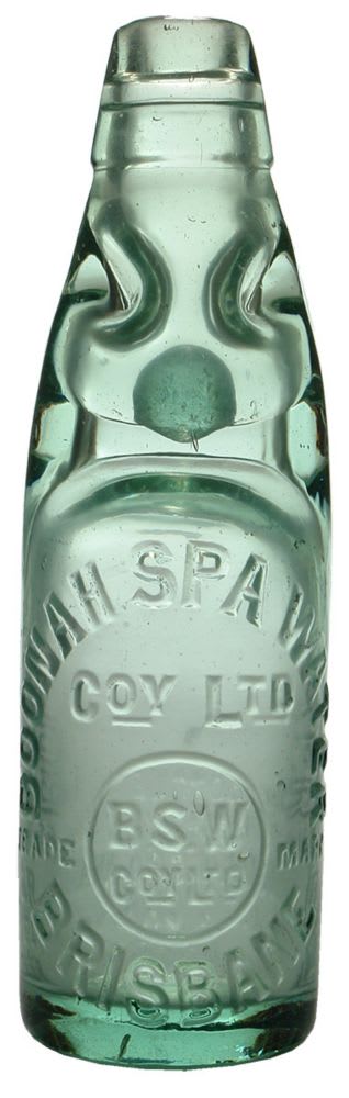 Boonah Spa Water Brisbane Codd Bottle