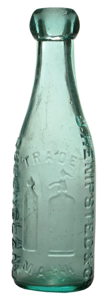 Hempsted Queensland Blob Top Soda Bottle