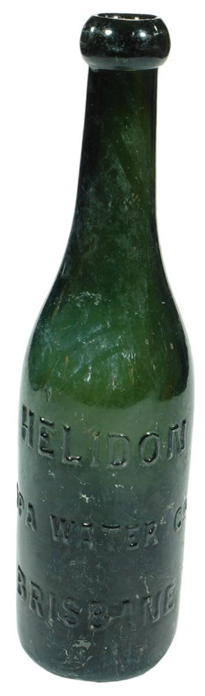 Helidon Spa Water Brisbane Green Bottle