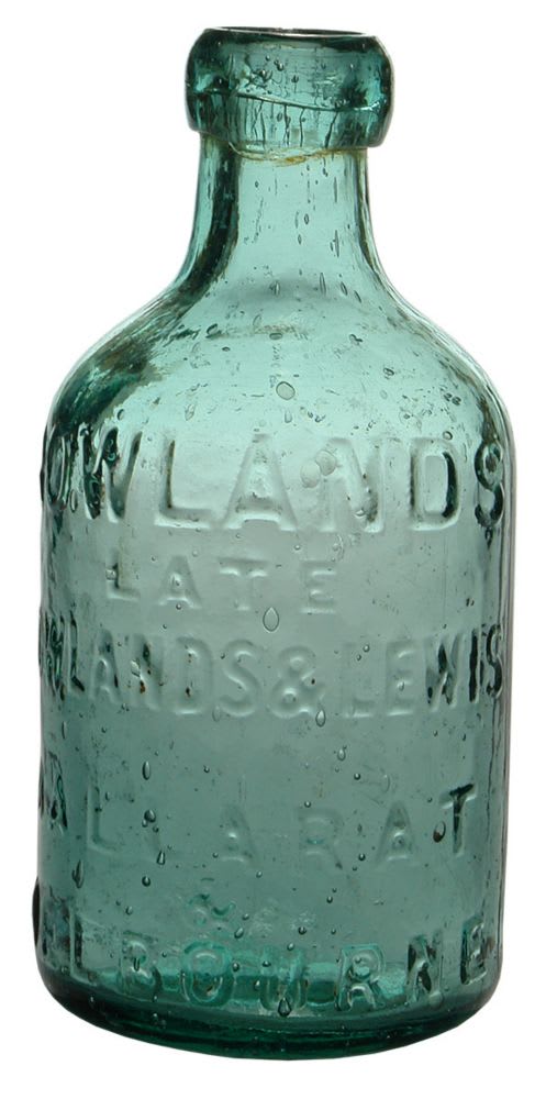 Rowlands Ballarat Melbourne Soda Water Bottle