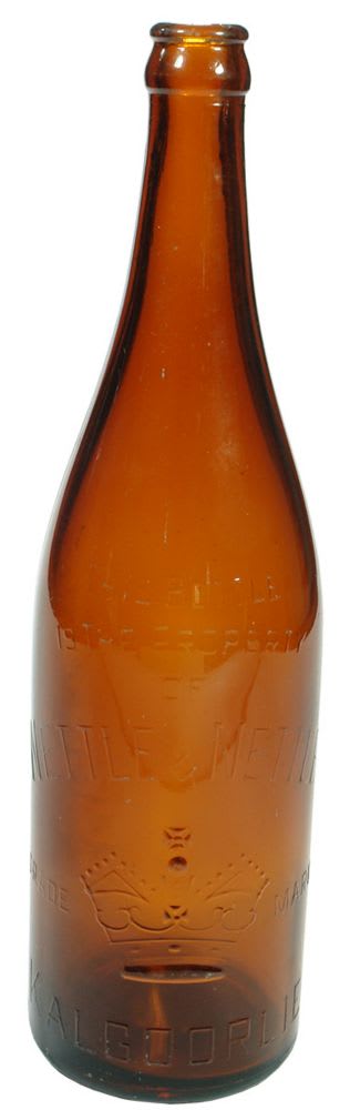 Brown Glass Nettle Kalgoorlie Bottle
