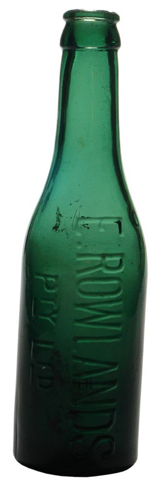 Rowlands Crown Seal Green Bottle