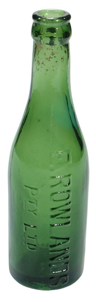 Rowlands Crown Seal Green Bottle