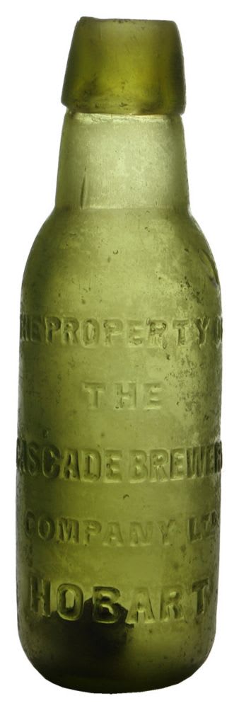 Cascade Brewery Hobart Lamont Patent Bottle