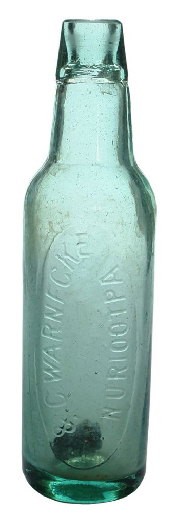 Warnecke Nuriootpa Lamont Patent Bottle