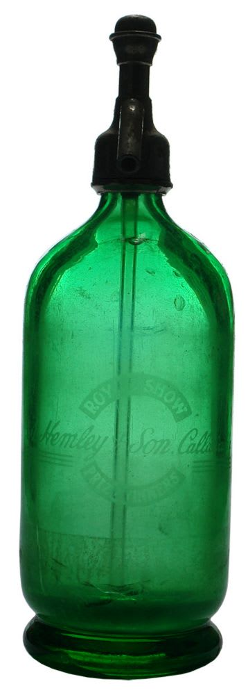 Hemey Callawadda Green Glass Soda Syphon