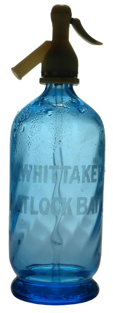 Whittaker Matlock Bath Blue Soda Syphon