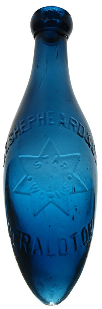 Shepheard Geraldton Star Works Blue Torpedo Bottle