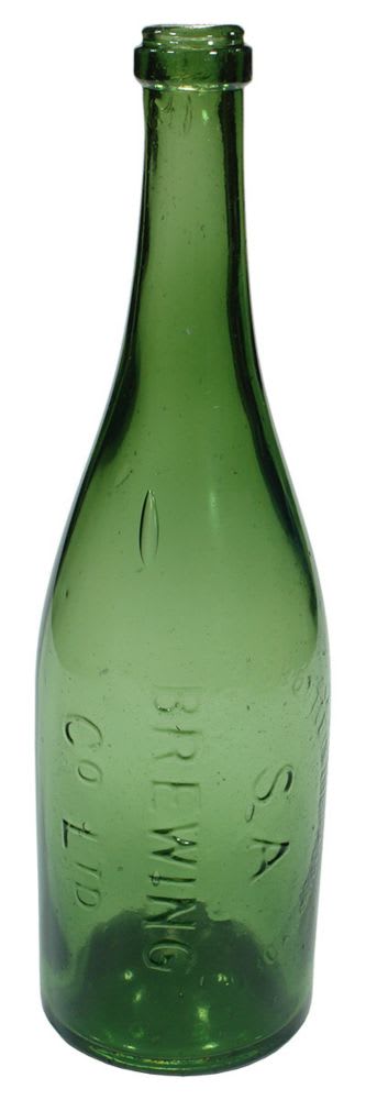 SA Brewing Green Glass Bottle