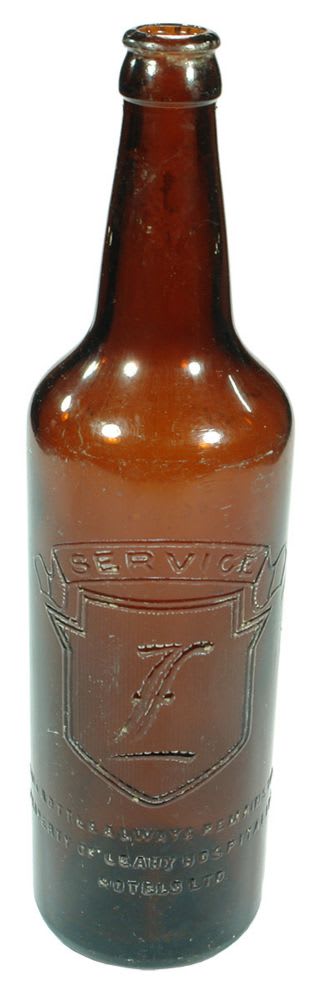 Leahy Hospitality Hotels Vintage Beer Bottle