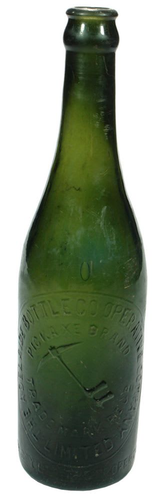 Pickaxe Brand Adelaide Beer Bottle