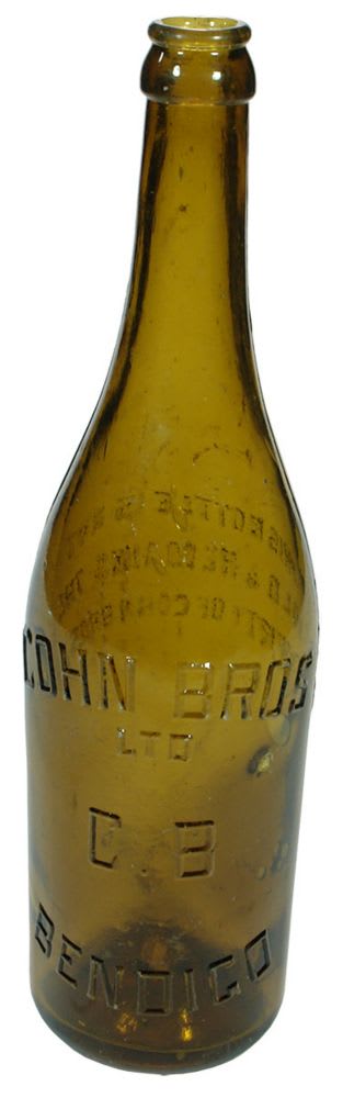 Cohn Brothers Bendigo Crown Seal Beer Bottle