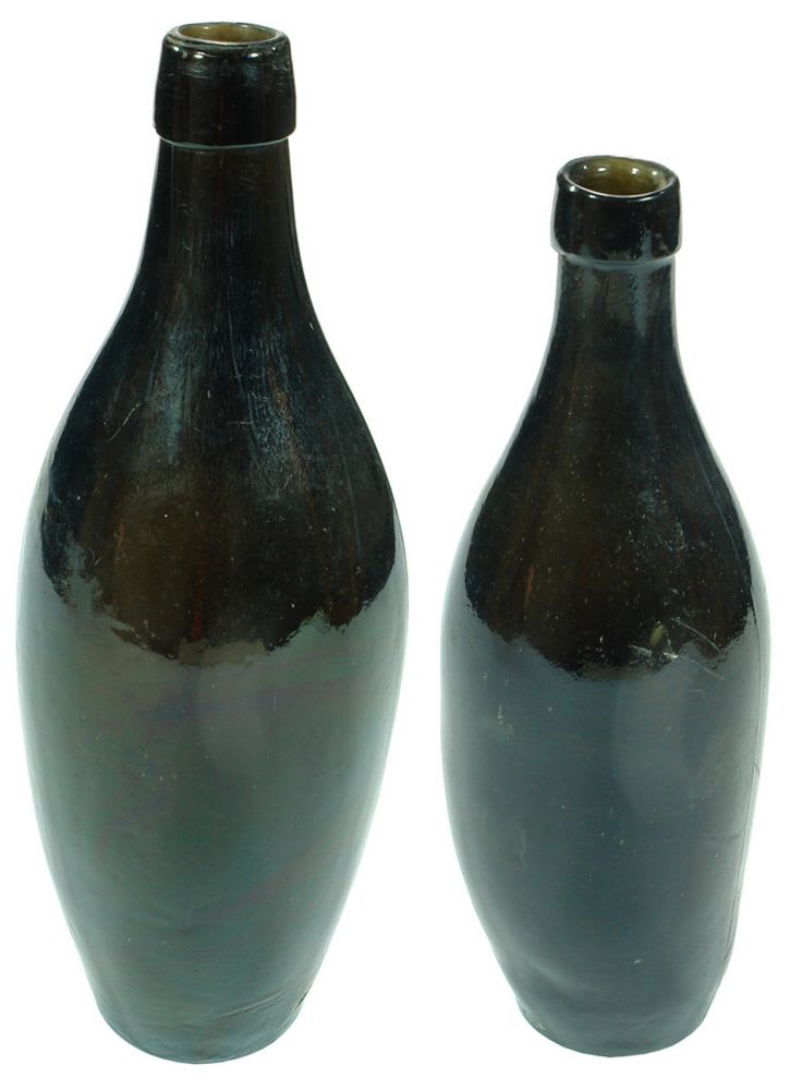 Black Glass Skittle Bottles