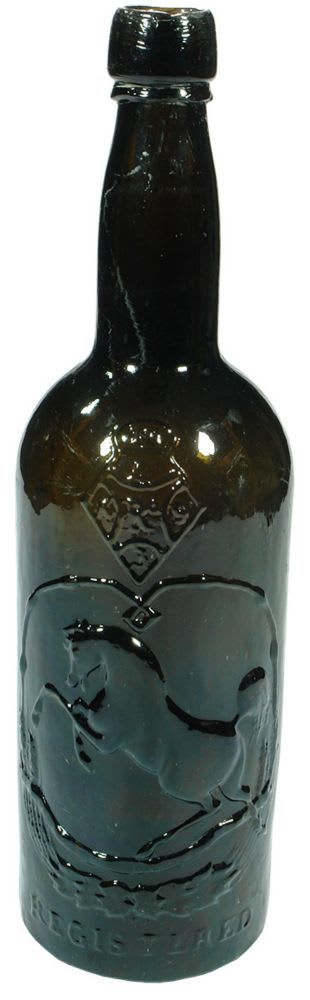 Black Horse Glass Ale Porter Bottle