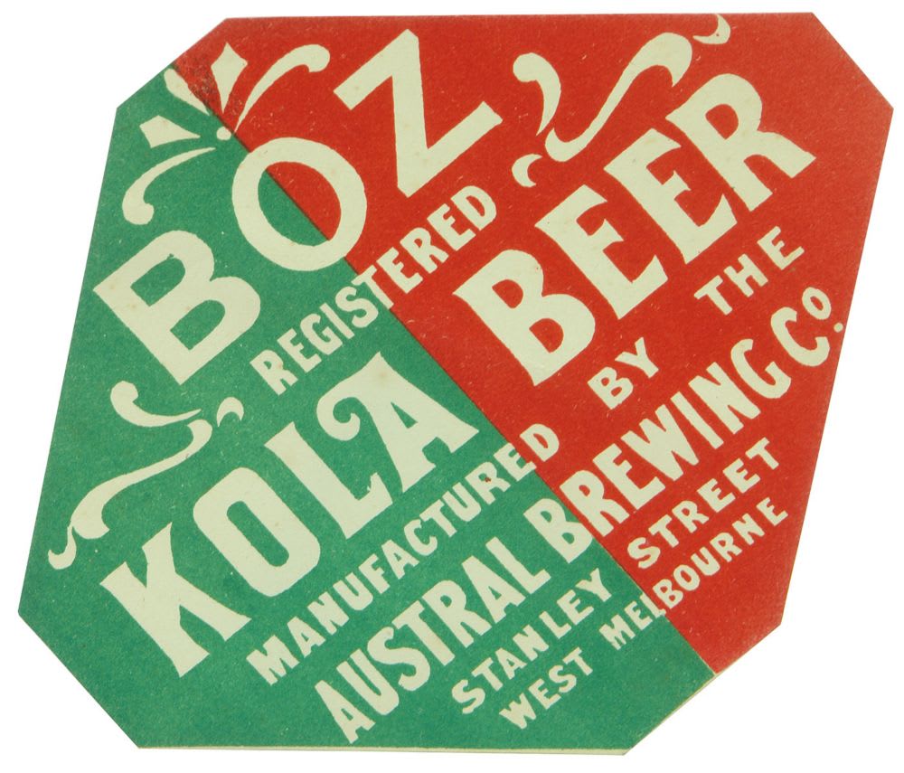 Boz Kila Beer Austral Brewing West Melbourne Label