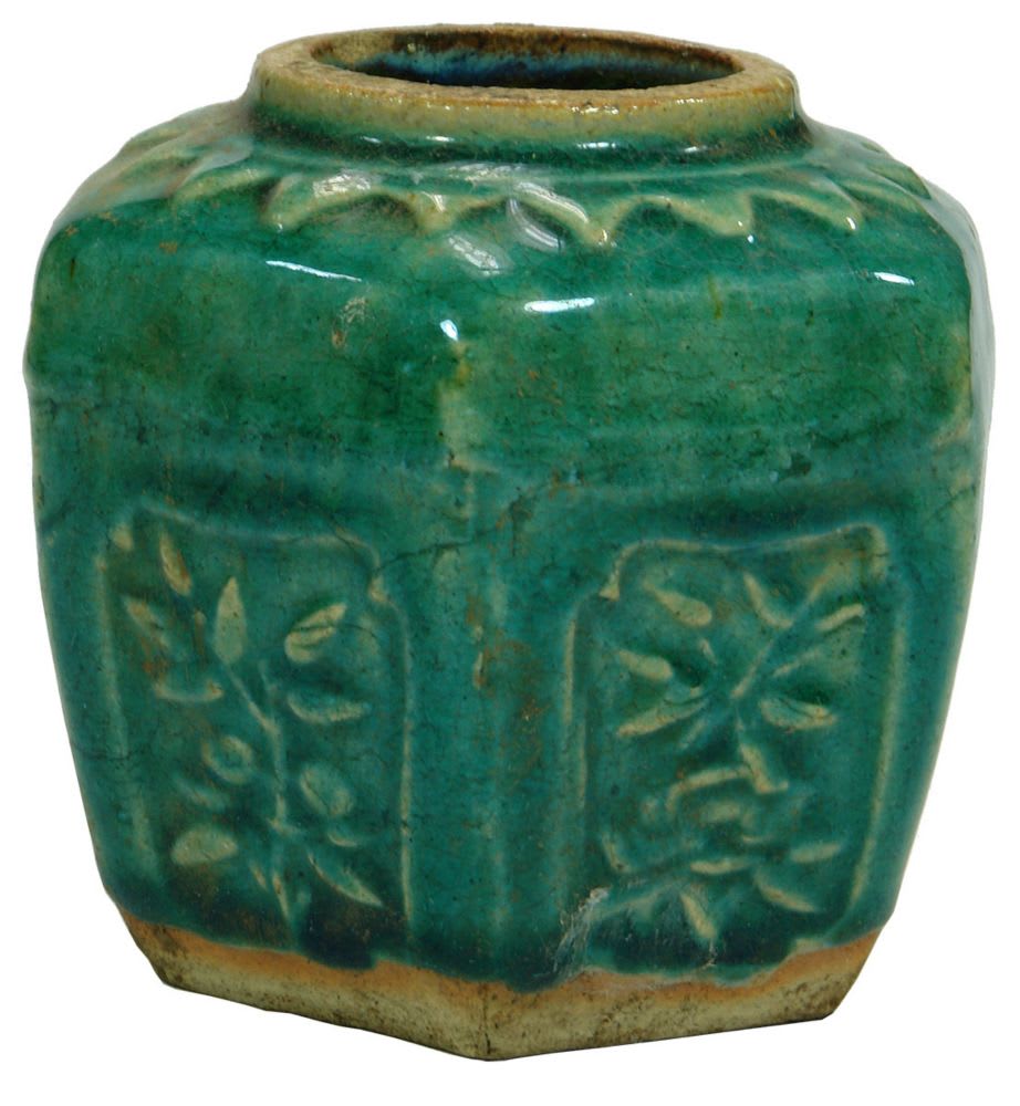 Chinese Pottery Ginger Jar