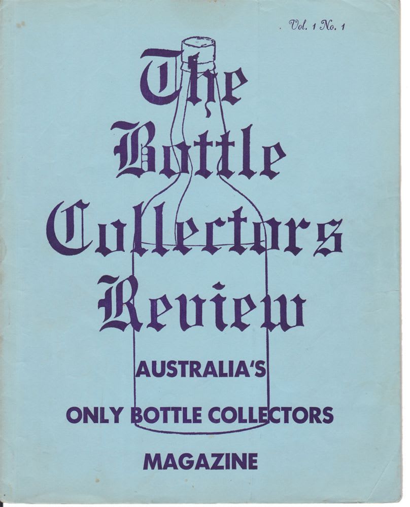 Bottle Collectors Review 1970 First Edition