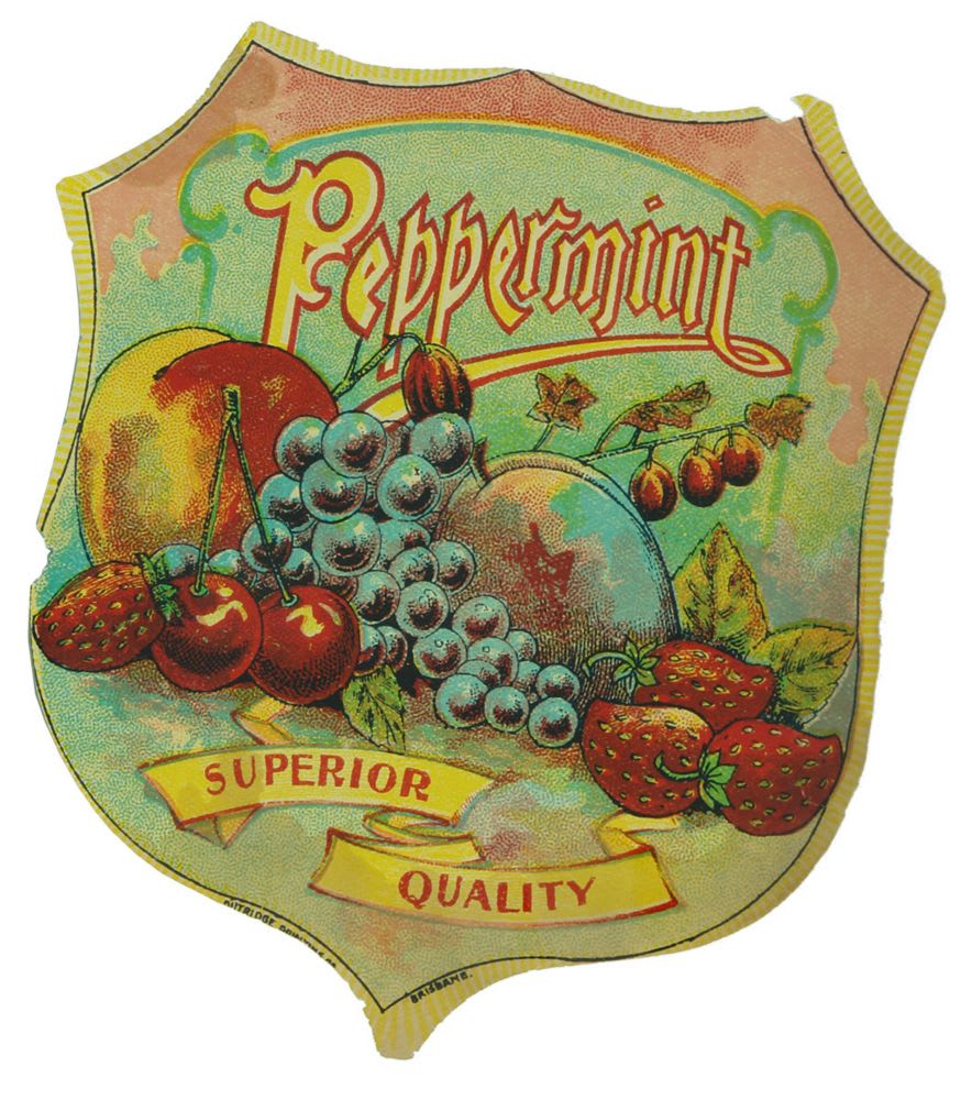 Peppermint Outridge Printing Label