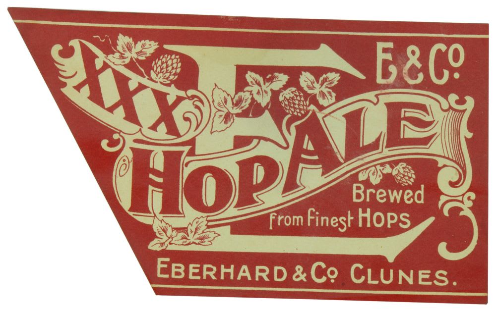 Eberhard Clunes Hop Ale Label