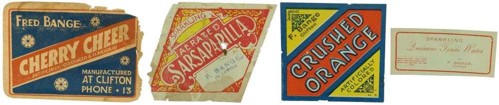 Bange Clifton Queensland Vintage Labels