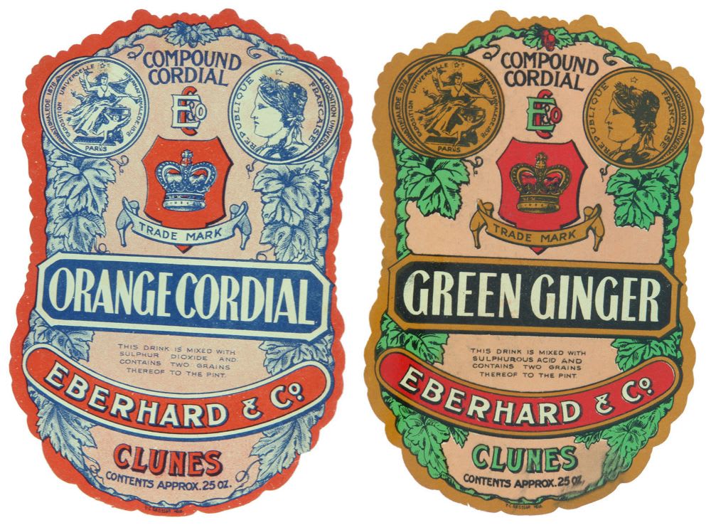 Eberhard Clunes Cordial Labels