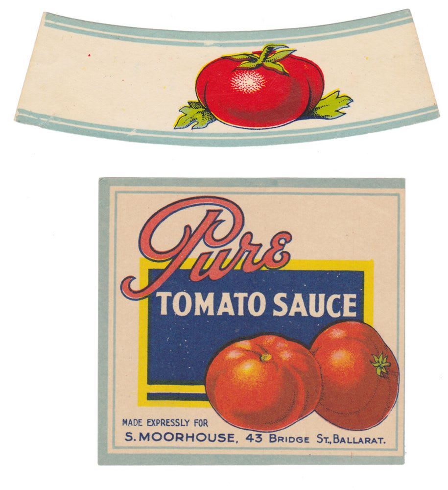 Moorhouse Ballarat Tomato Sauce Label