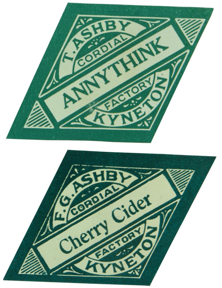 Ashby Kyneton Vintage Labels