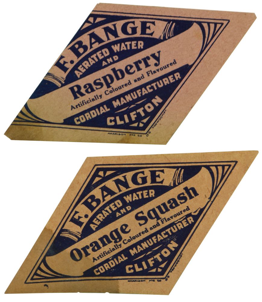 Bange Clifton Cordial Labels