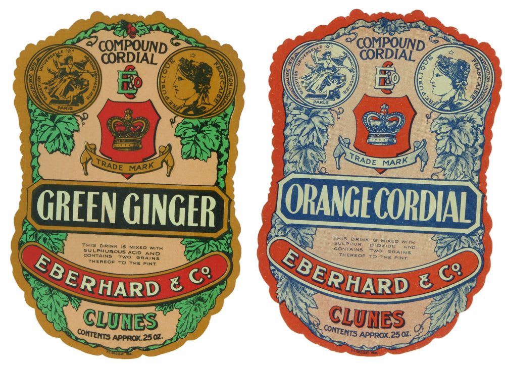 Eberhard Clunes Cordial Labels