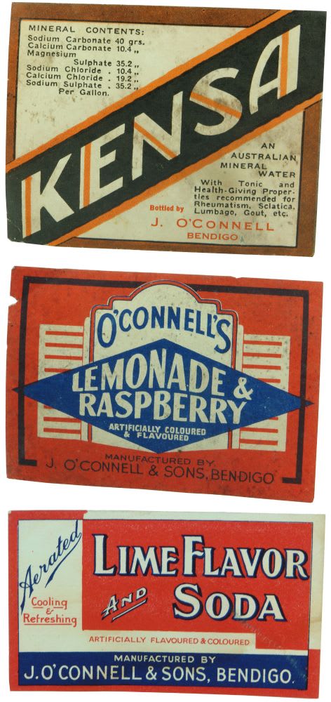 O'Connell's Bendigo Vintage Labels