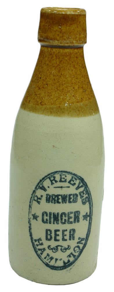 Reeves Hamilton Stoneware Ginger Beer Bottle