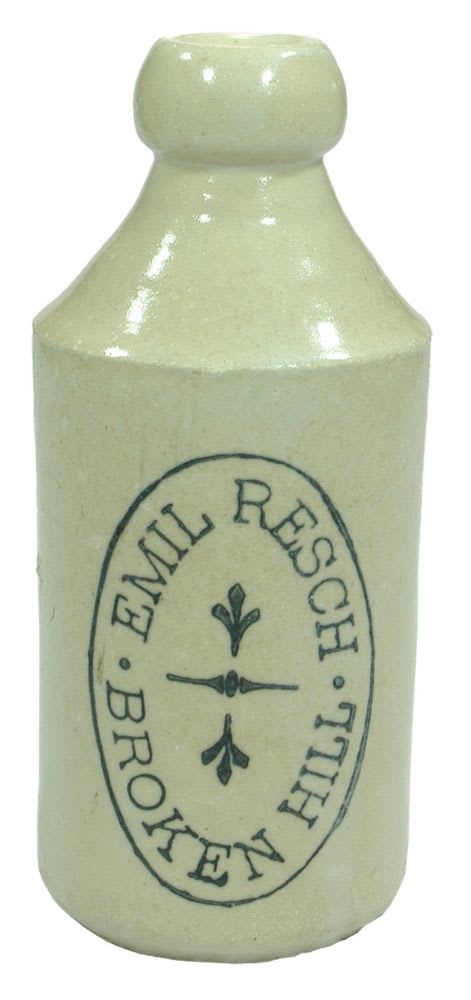 Emil Resch Broken Hill Stoneware Ginger Beer
