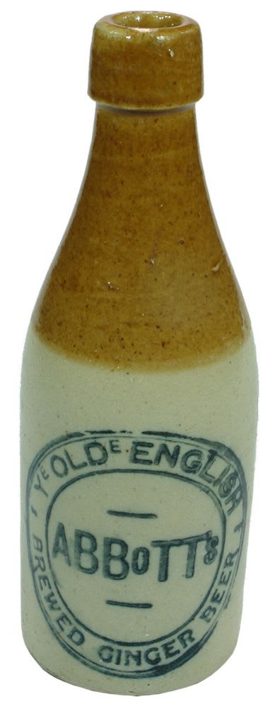 Abbott's Brewed Ginger Beer Stoneware Bottle