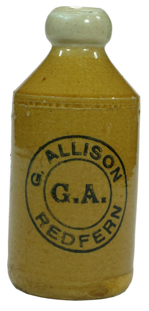 Allison Redfern Stoneware Ginger Beer Bottle