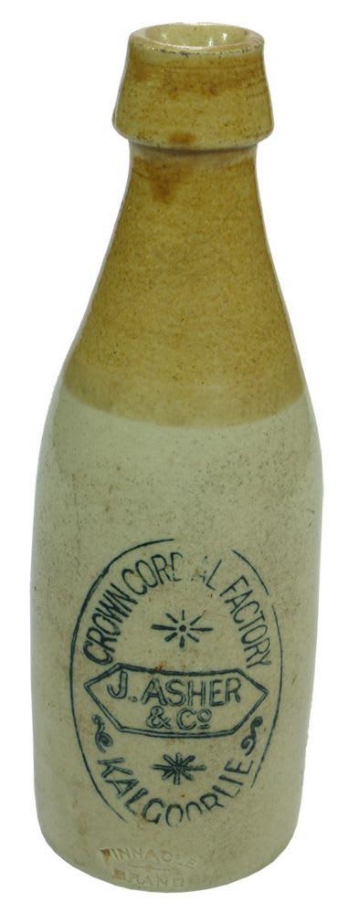 Crown Cordial Factory Asher Kalgoorlie Bottle