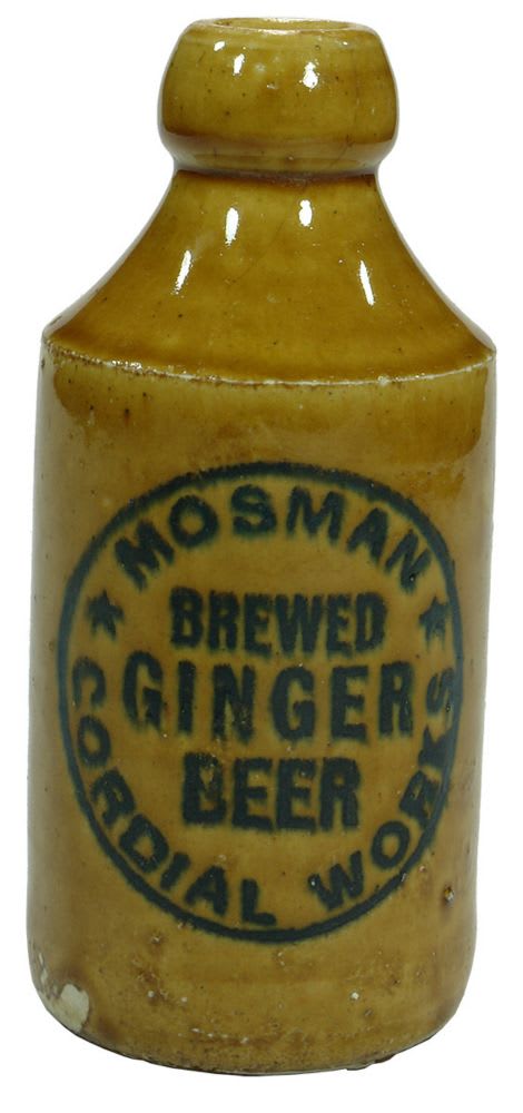 Mosman Cordial Works Brewed Ginger Beer Bottle