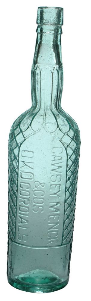 Cawsey Menck OKO Cordials Antique Bottle