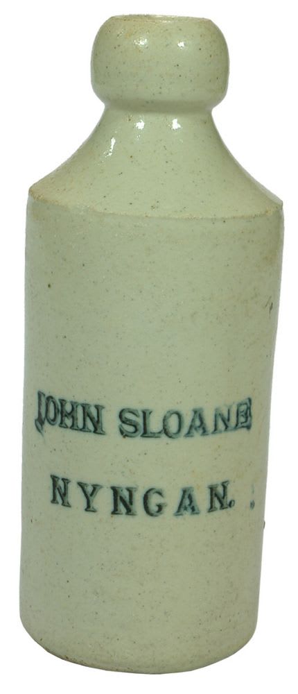 John Sloane Nyngan Stoneware Ginger Beer Bottle
