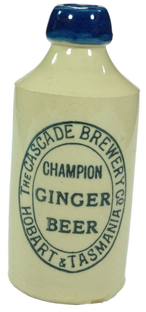 Cascade Brewery Champion Ginger Beer Stoneware Bottle