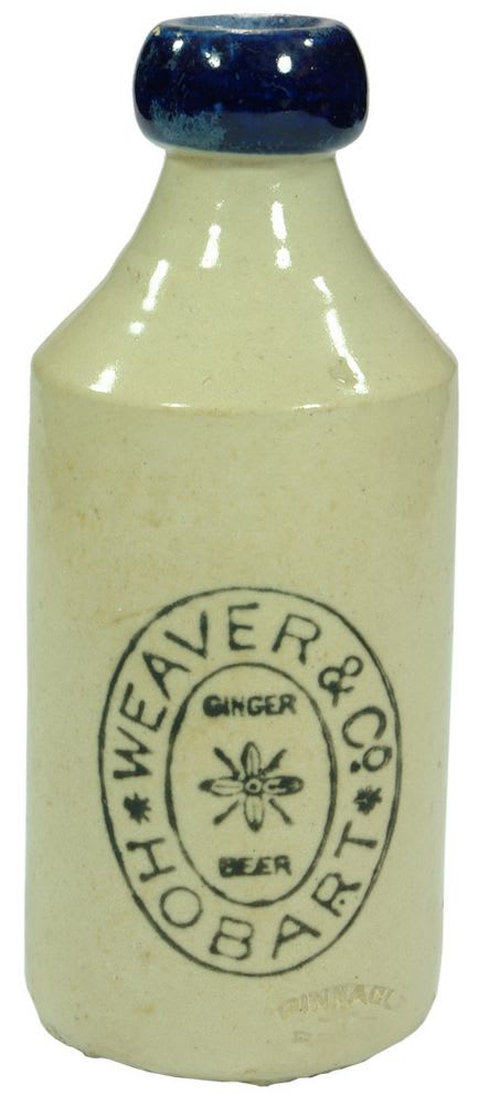 Weaver Ginger Beer Hobart Stoneware Bottle