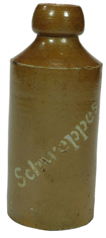 Schweppes Stoneware Ginger Beer Bottle
